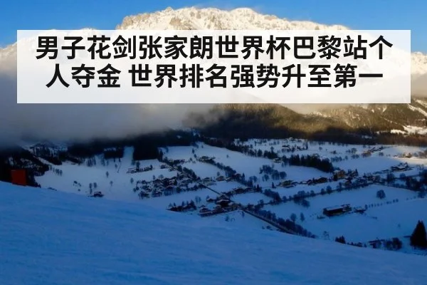 男子花剑张家朗世界杯巴黎站个人夺金 世界排名强势升至第一
